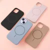 iPhone 17 Air tok Szilikon Vékony Mágneses tok világos rózsaszín-5907504520797 5 kép