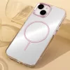 iPhone 17 Pro Max átlátszó vékony mágneses tok rózsaszín-5907504523422 7 kép