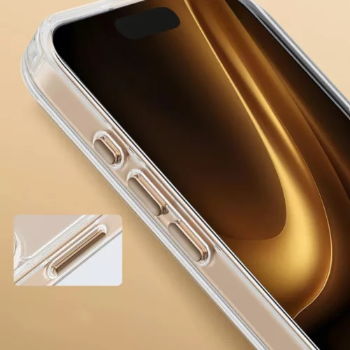 iPhone 17 Air átlátszó vékony Mag tok arany-5907504523538 4 kép