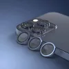 iPhone 15 Pro / 15 Pro Max kamera lencsevédő mélykék üvegfólia-5907504523880 3 kép