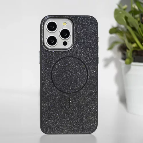  iPhone 17 Air 6,6" fekete Csillogó Vékony Mag tok-5907504525488 2 kép