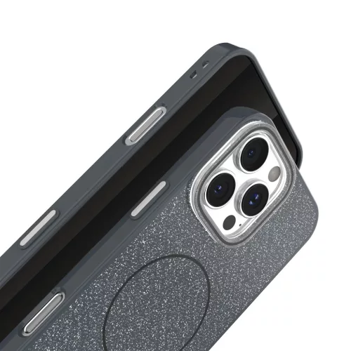  iPhone 17 Air 6,6" fekete Csillogó Vékony Mag tok-5907504525488 4 kép