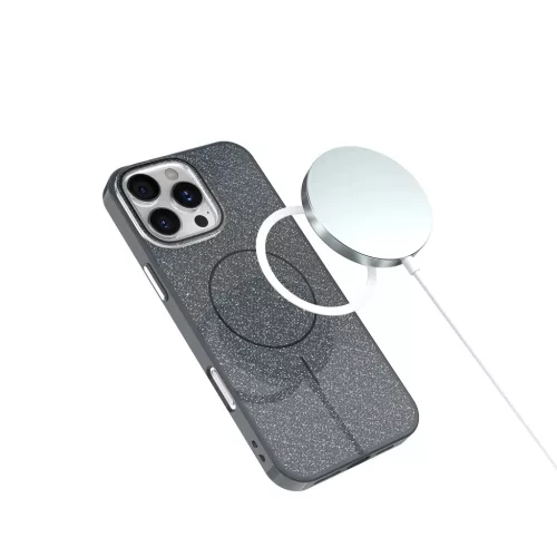  iPhone 17 Air 6,6" fekete Csillogó Vékony Mag tok-5907504525488 6 kép