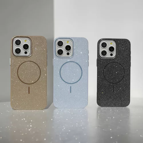  iPhone 17 Air 6,6" fekete Csillogó Vékony Mag tok-5907504525488 7 kép