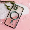  iPhone 17 Air 6,6"-hoz Zöld Szín Króm Mag tok-5907504531595 3 kép