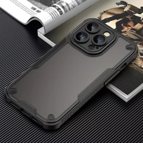 iPhone 17 Defender Matt fekete tok-5907504536477 5 kép