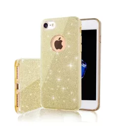  iPhone 17 Air 6,6" Arany Csillám 3in1 tok