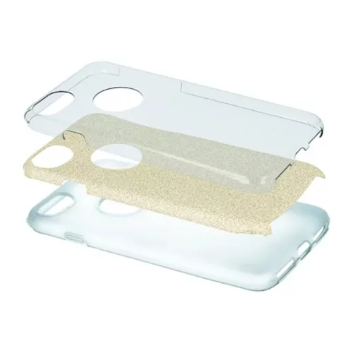  iPhone 17 Air 6,6" Arany Csillám 3in1 tok-5907504541334 9 kép