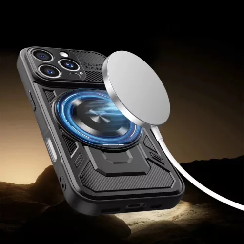 iPhone 14 6,1" Defender Armor Mag fekete tok-5907504545592 2 kép
