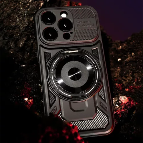 iPhone 14 6,1" Defender Armor Mag fekete tok-5907504545592 4 kép