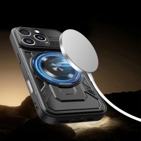 iPhone 15 6,1" Defender Armor Mag fekete tok-5907504545622 2 kép