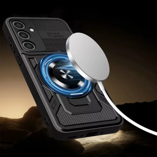Samsung Galaxy A55 Defender Armor Mag tok fekete-5907504546001 2 kép