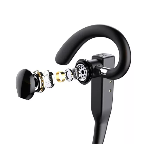 Forever BH-100 vezeték nélküli headset töltőtokkal fekete-5907504565644 4 kép