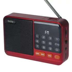 Setty mini FM rádió + Bluetooth hangszóró SFM-01M-5907504568546 1 kép