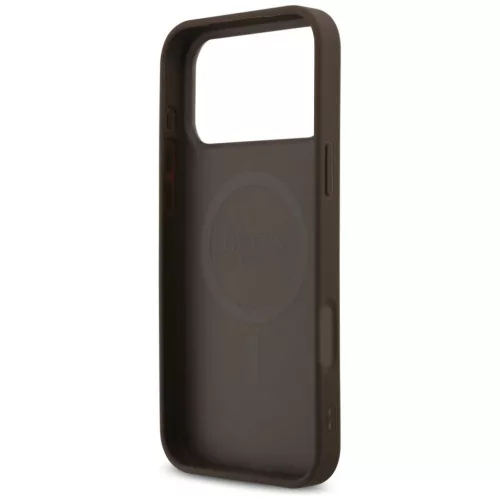  iPhone 17 Pro Max Guess 4G Printed Stripes MagSafe tok barna-3666339491437 7 kép
