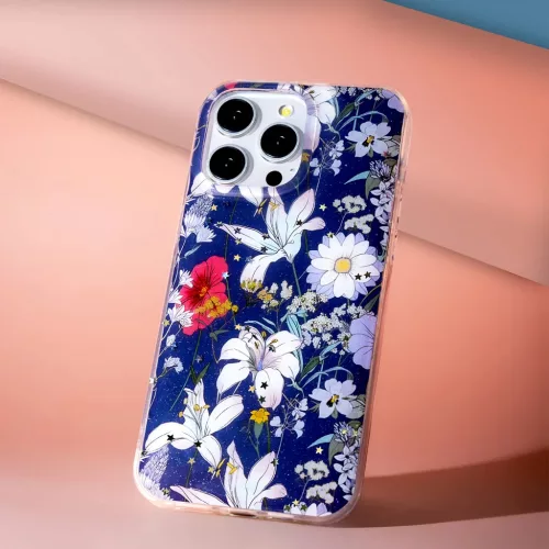 iPhone 13 tok Glow Glam tok 6,1" kék-5907504576039 5 kép