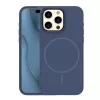 iPhone 15 Pro Max tok Silicone Thin Mag sötétkék tok-5907504586649 1 kép