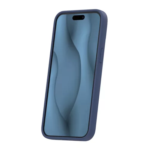 iPhone 15 Pro Max tok Silicone Thin Mag sötétkék tok-5907504586649 2 kép