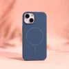 iPhone 15 Pro Max tok Silicone Thin Mag sötétkék tok-5907504586649 5 kép