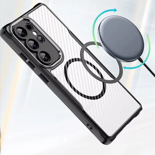 Samsung Galaxy S26 Ultra Defender Carbon Mag tok fekete-5907582342854 5 kép