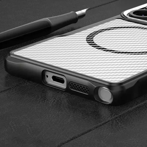 Samsung Galaxy S26 Ultra Defender Carbon Mag tok fekete-5907582342854 7 kép