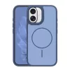 iPhone 16 tok Frame Thin Mag tok sötétkék