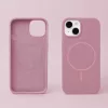 iPhone 14 rózsaszín Szilikon Vékony Mag tok-5907674514978 3 kép