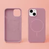 iPhone 14 rózsaszín Szilikon Vékony Mag tok-5907674514978 5 kép