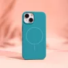 iPhone 15 Szilikon Thin Mag tok türkiz-5907674515845 5 kép