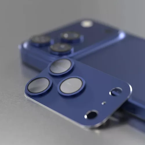 iPhone 17 Pro Etteri teljes kamera lencsevédő kék üvegfólia-5907674516378 2 kép