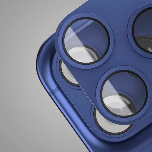iPhone 17 Pro Etteri teljes kamera lencsevédő kék üvegfólia-5907674516378 3 kép
