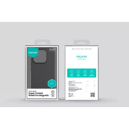 Xiaomi 17 NILLKIN SUPER SHIELD PRO MAGNETIC tok fekete-6902048306196 7 kép