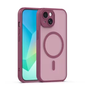 iPhone 13 tok Mag Matt tok 6,1" bordó-5907674522898 1 kép