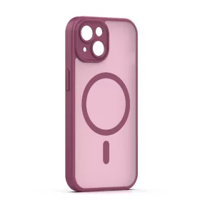 iPhone 13 tok Mag Matt tok 6,1" bordó-5907674522898 2 kép