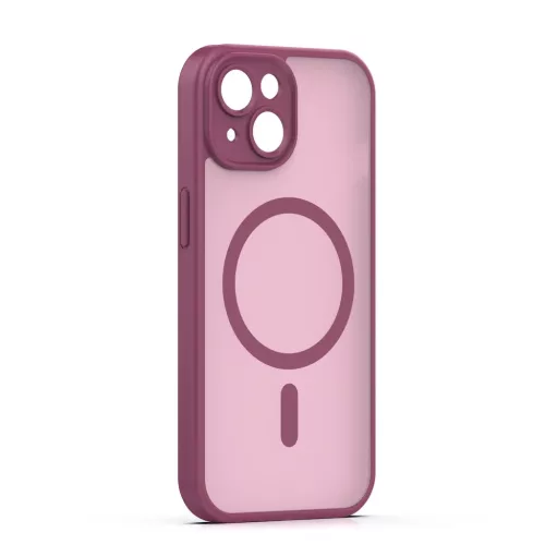 iPhone 13 tok Mag Matt tok 6,1" bordó-5907674522898 2 kép