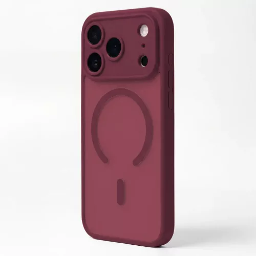 Samsung Galaxy S25 Ultra tok Mag Matt bordó tok-5907674523857 4 kép