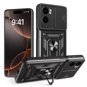 Xiaomi Redmi Note 15 5G Defender Slide fekete tok-5907674532774 1 kép