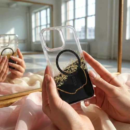 Samsung Galaxy S26 Ultra Epoxy Mag fekete tok-5907674533160 3 kép