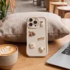 iPhone 16e / 17e Ultra Trendy 3D bézs medve tok-5907674543091 7 kép