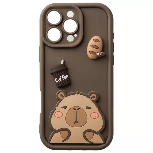 Samsung Galaxy S26 Ultra Trendy 3D barna kapibara tok-5907674543497 2 kép