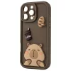 Samsung Galaxy S26 Ultra Trendy 3D barna kapibara tok-5907674543497 3 kép