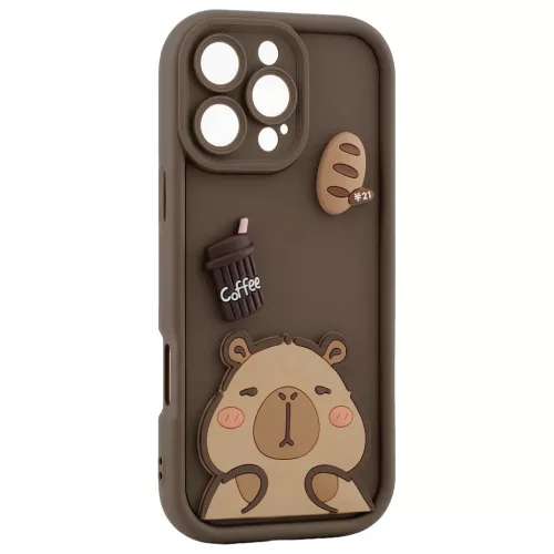 Samsung Galaxy S26 Ultra Trendy 3D barna kapibara tok-5907674543497 4 kép