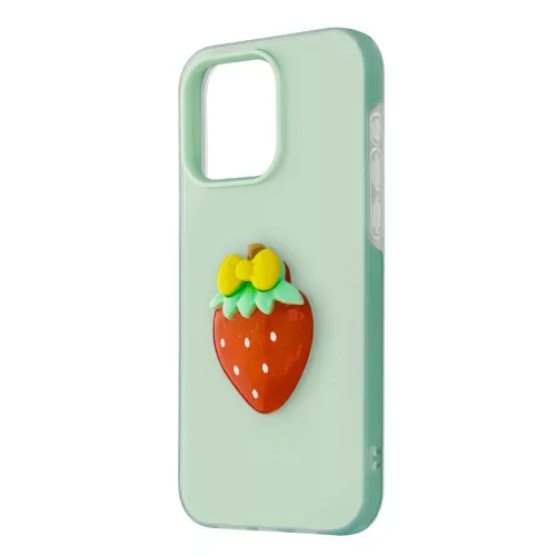 iPhone 16e / 17e Gyümölcs 2in1 zöld tok-5907674544173 2 kép