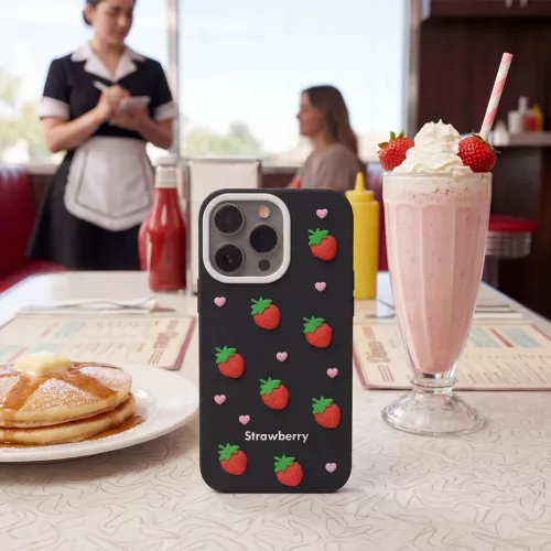 iPhone 11 Eper fekete tok-5907674553342 5 kép