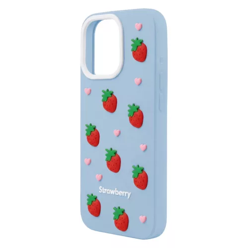 iPhone 11 kék eper tok-5907674553724 3 kép