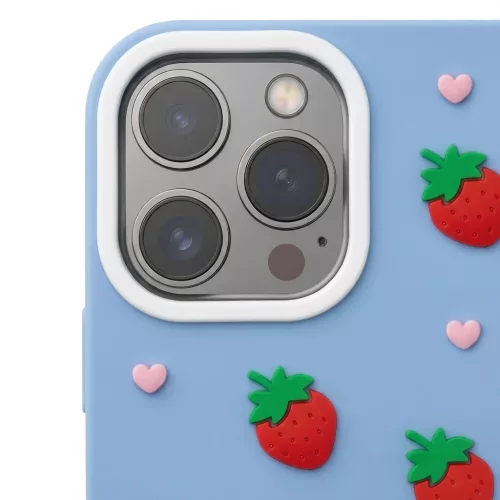 iPhone 11 kék eper tok-5907674553724 4 kép