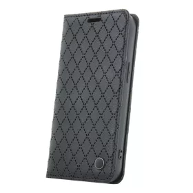 Honor 600 Lite Smart Caro fekete tok-5907674558330 1 kép