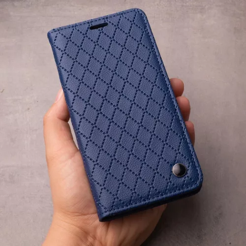 Motorola Edge 70 Fusion Smart Caro sötétkék tok-5907674558385 9 kép
