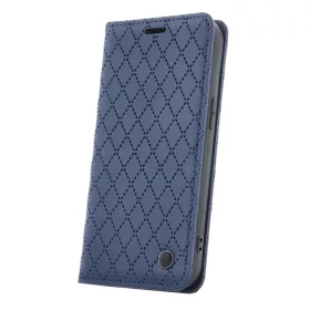 Honor 600 Lite Smart Caro sötétkék tok-5907674558392 1 kép
