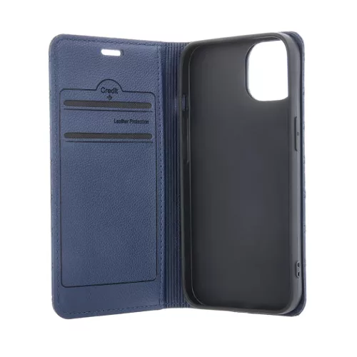 Honor 600 Lite Smart Caro sötétkék tok-5907674558392 3 kép